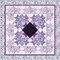 Fabric Hoffman Get Pieced Opal Amethyst 58x58 Quilt Kit GPO-91-AMETHYST